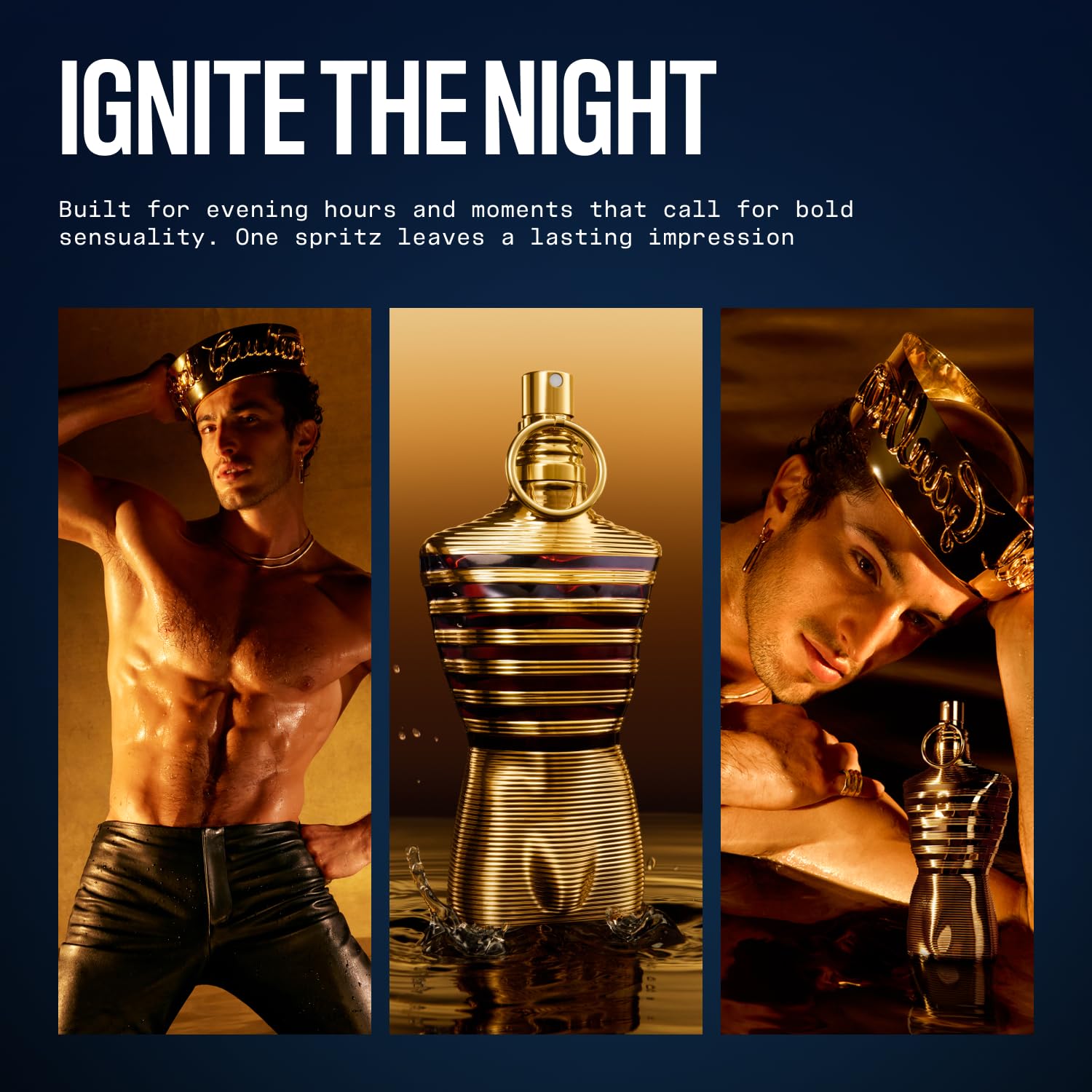 Jean Paul Gaultier Le Male Elixir Parfum - Long Lasting Woody Aromatic Cologne FRAGGISH