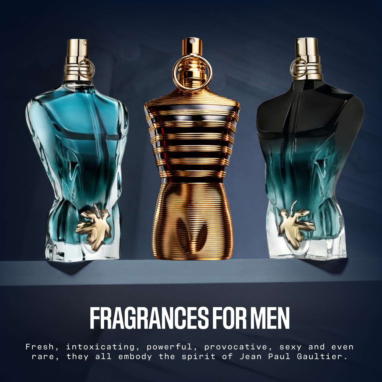 Jean Paul Gaultier Le Male Elixir Parfum - Long Lasting Woody Aromatic Cologne FRAGGISH