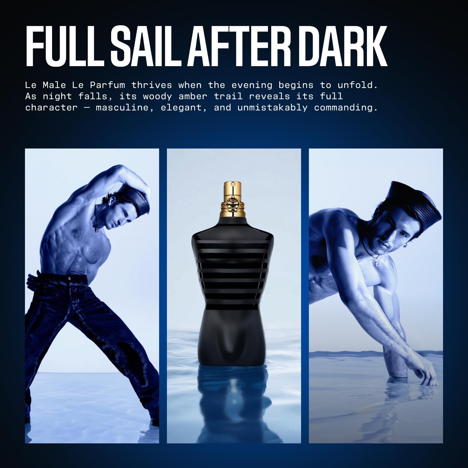 Jean Paul Gaultier Le Male Le Parfum - Amber Woody Eau de Parfum Intense for Men FRAGGISH