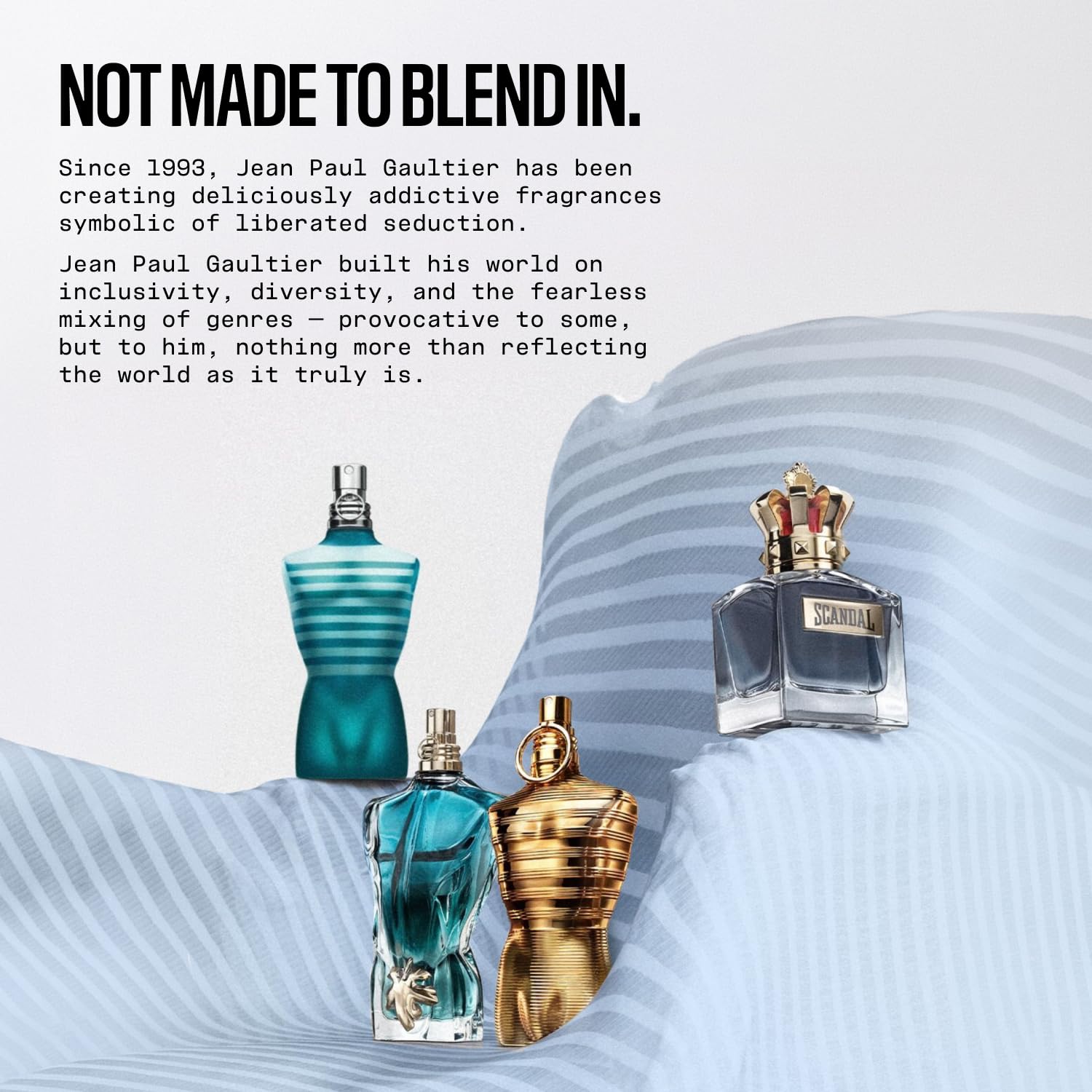 Jean Paul Gaultier Le Male Le Parfum - Amber Woody Eau de Parfum Intense for Men FRAGGISH