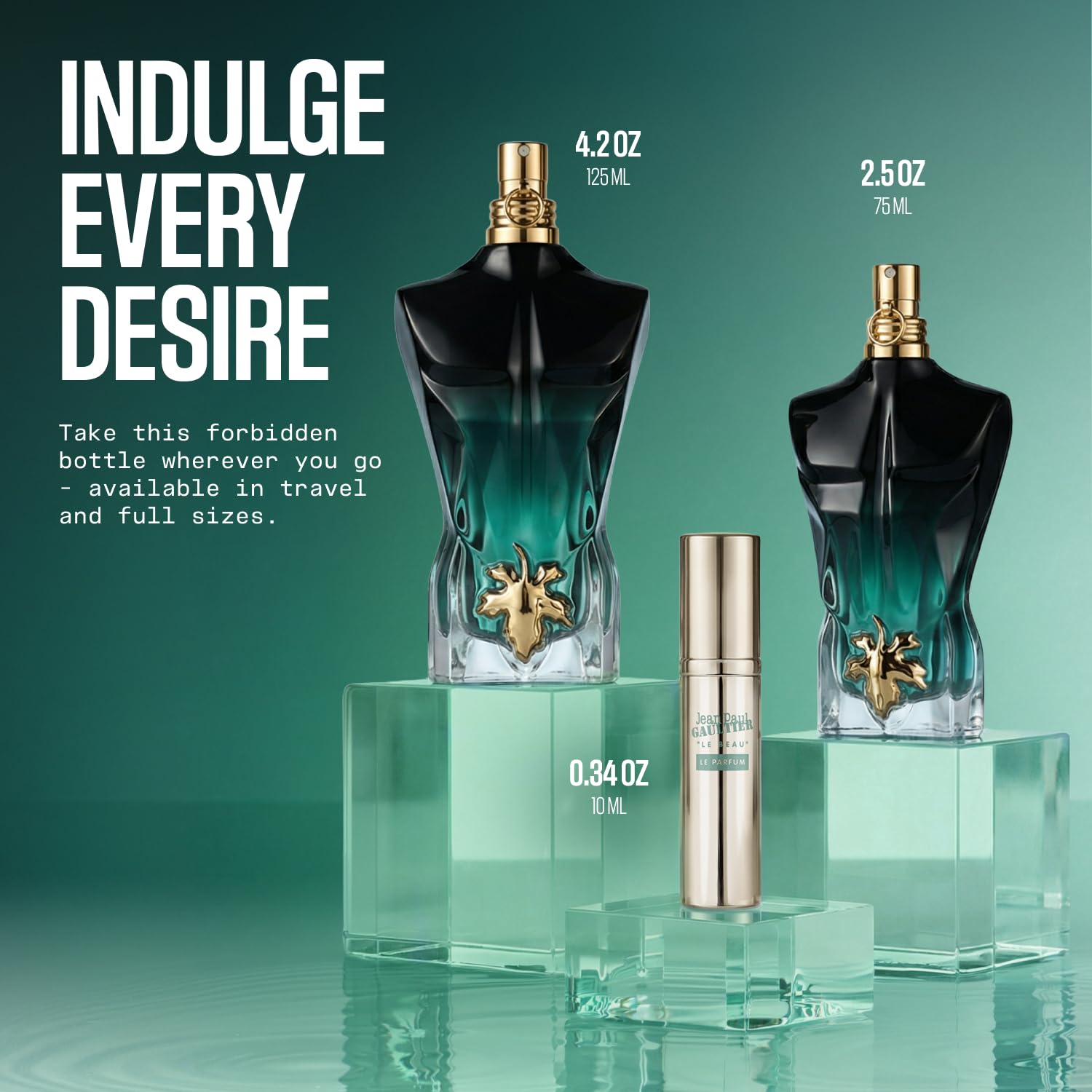 Jean Paul Gaultier Le Beau Le Parfum Intense for Men - Long Lasting Woody Amber Men FRAGGISH