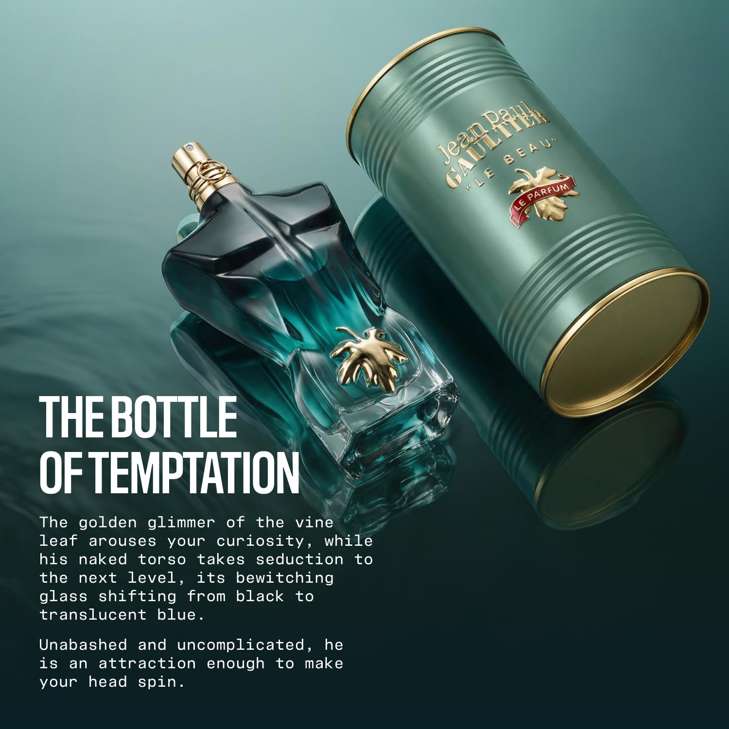 Jean Paul Gaultier Le Beau Le Parfum Intense for Men - Long Lasting Woody Amber Men FRAGGISH