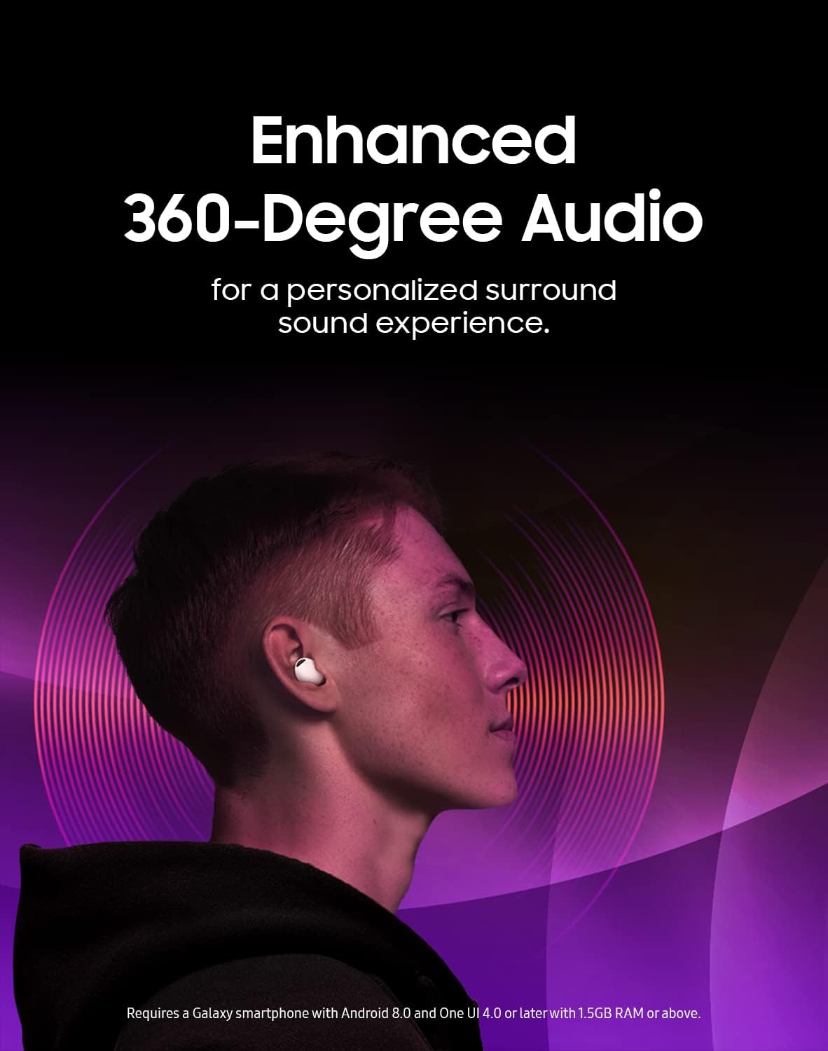 Samsung Galaxy Buds2 Pro True Wireless Bluetooth Earbuds with Active Noise Cancellation, Hi-Fi Sound, 360 Audio, HD Voice, IPX7 Water Resistant, Bora Purple (Renewed) ACZONA