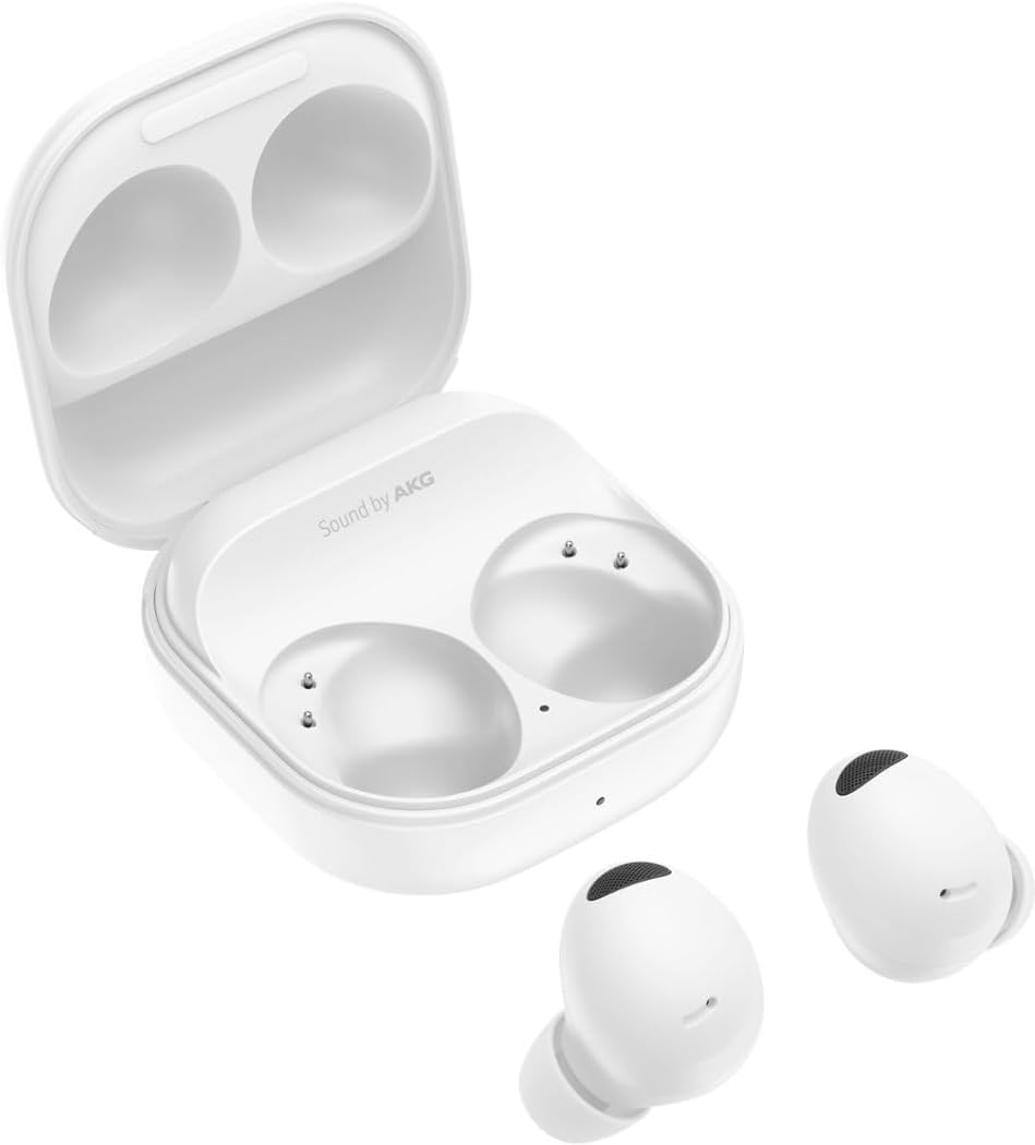 Samsung Galaxy Buds2 Pro True Wireless Bluetooth Earbuds with Active Noise Cancellation, Hi-Fi Sound, 360 Audio, IPX7 Water Resistant - White (Renewed) ACZONA